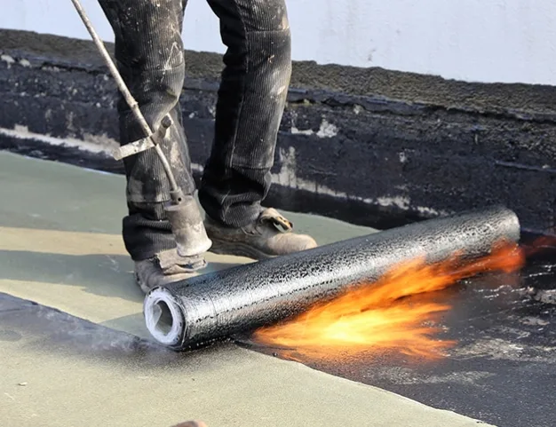 Top-Line Roofing commercial flat roof installation in the GTA